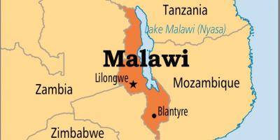 Žemėlapis lilongwe Malavis